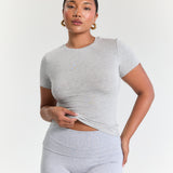 Grey Baby Tee