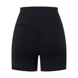 Black Scrunch Bike Short