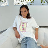 Mallorca Stamp Graphic Oversized Tee