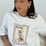 Mallorca Stamp Graphic Oversized Tee