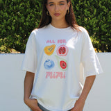 Fruit Graphic Oversized Tee