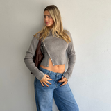 Grey Eleanor Top