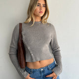 Grey Eleanor Top