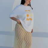 Yellow Lace Maxi Skirt