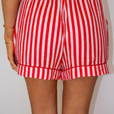 Candy Cane PJ Short