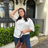 White Oversized Tee