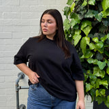 Black Oversized Tee