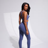 Steel Subtle Scrunch Leggings