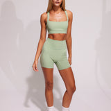 Matcha Scrunch Bike Short